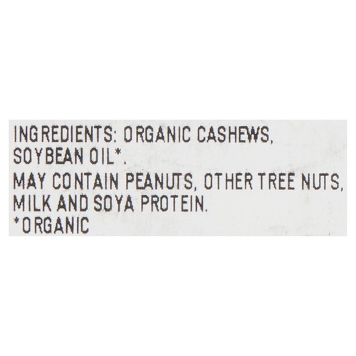Organically Yours Roasted Unsalted Cashews 200 g