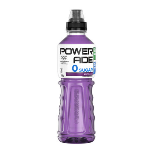 Powerade Zero Sugar Sports Drink Grape 710 ml (bottle)
