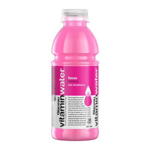 Glacéau Focus Vitamin Water Kiwi Strawberry 591 ml (bottle)