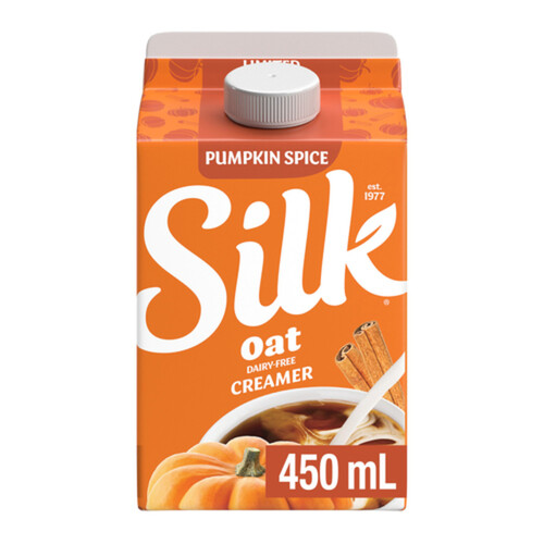 Silk Oat Coffee Creamer Pumpkin Spice Limited Edition 450 ml