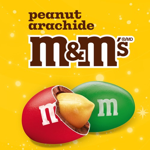 M&M's Chocolate Peanut Holiday Blend Red And Green 165 g