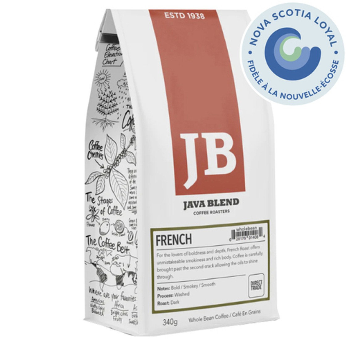Java Blend Ground Coffee French Roast 340 g - Voilà Online Groceries ...
