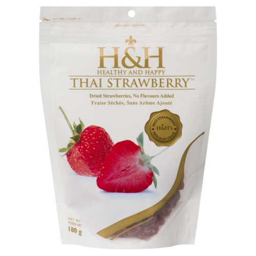 H&H Healthy & Happy Dry Fruit Thai Strawberry 180 g