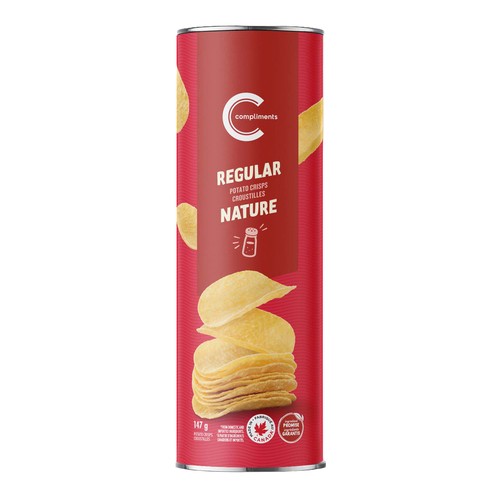 Compliments Potato Crisps Regular 147 g