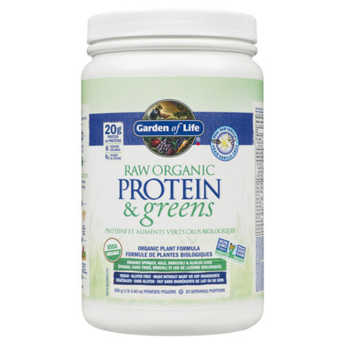 Garden Of Life Organic Raw Protein Powder & Greens Vanilla 550 g