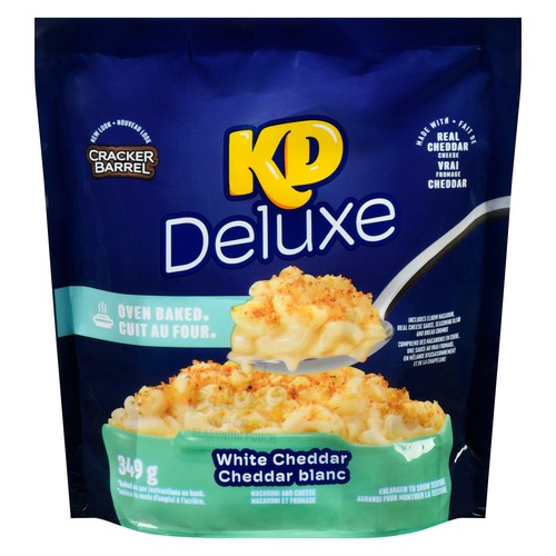 Kraft Dinner Deluxe Oven Baked Macaroni and Cheese White Cheddar 349 g 