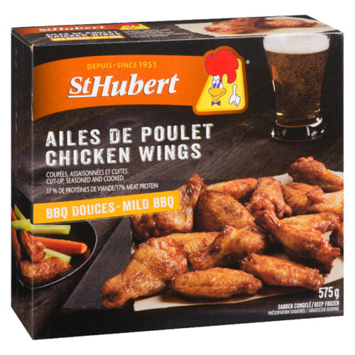 St Hubert Frozen Chicken Wings Mild BBQ 575 g Voilà Online Groceries