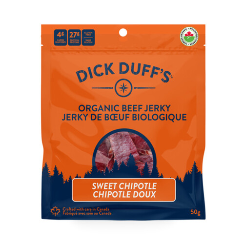 Dick Duff's Organic Beef Jerky Sweet Chipotle 50 g