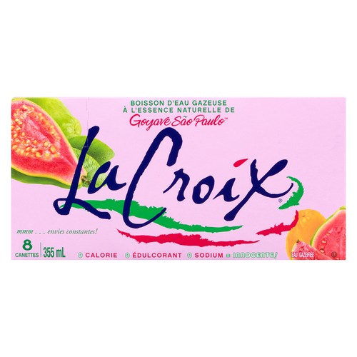 La Croix Sparkling Water Guava 8 x 355 ml (cans)