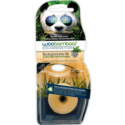 Woobamboo Dental Floss Biodegradable And Natural 1 EA