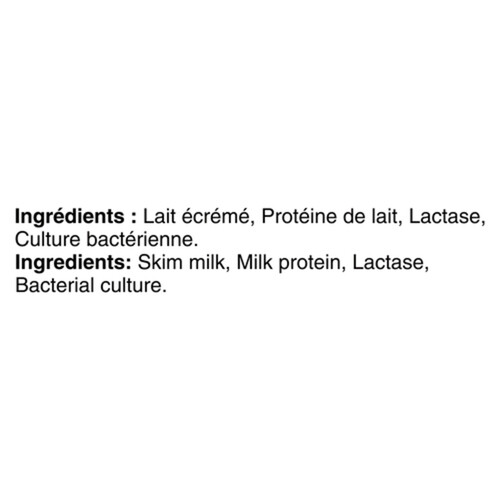 Liberté Greek 0% Lactose-Free Yogurt Plain High Protein 750 g
