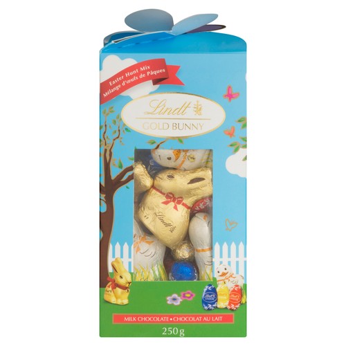 Lindt Gold Bunny Boîte chasse aux œufs de Pâques en chocolat au lait 250 g