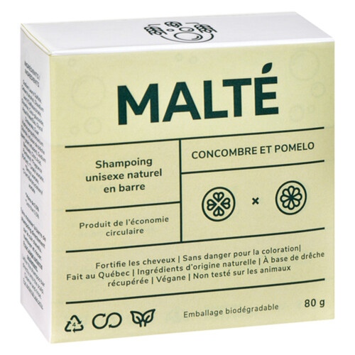 Malté Shampoo Bar Natural 80 g