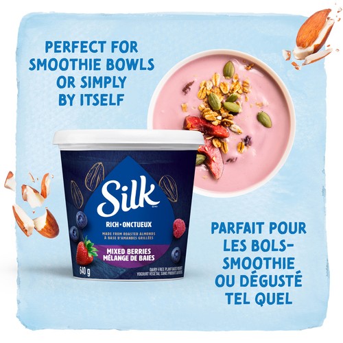 Silk Dairy-Free Almond Yogurt Berries & Acai Flavour 640 g