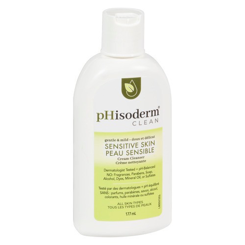 Phisoderm Sensitive Skin Cream Cleanser Gentle & Mild 177 ml