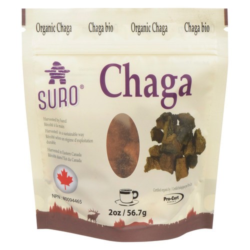 Suro Organic Canadian Chaga Chunks 56.7 g
