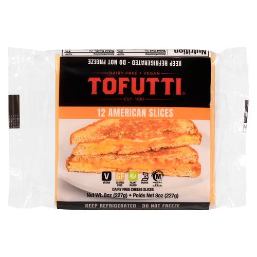Tofutti Dairy-Free Sliced Cheese American Cheese 12 Slices 227 g