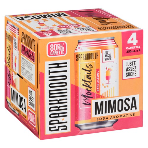 Sparkmouth Mimosa Mocktail 4 x 355 ml (cans)