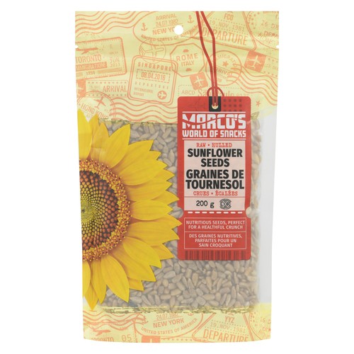 Marco's World Of Snacks Sunflower Seeds Raw Hulled 200 g