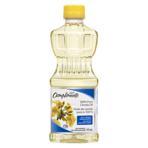 Compliments Oil 100% Pure Canola 473 ml