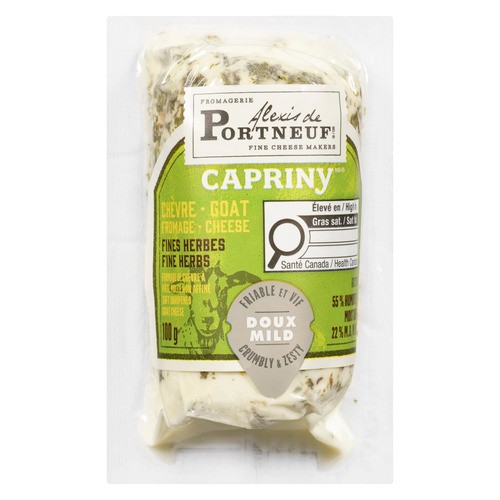 Alexis de Portneuf Capriny Cheese Fine Herbs 100 g