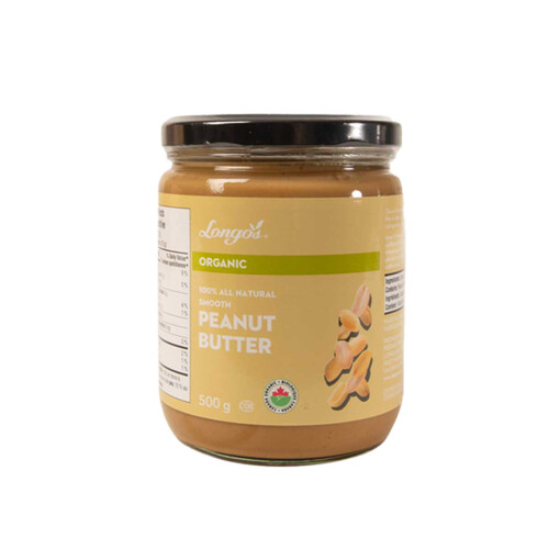 Longo's Organic Peanut Butter Smooth 500 g