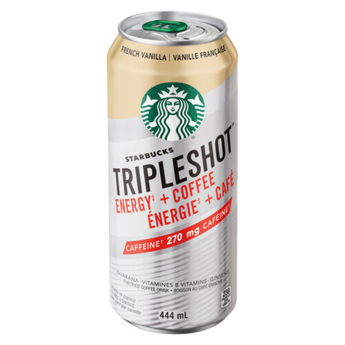 Starbucks Triple Shot Cold Brew Beverage French Vanilla 444 ml (can)