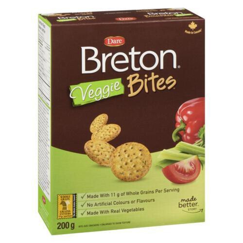 Dare Breton Crackers Veggie Bites 200 g