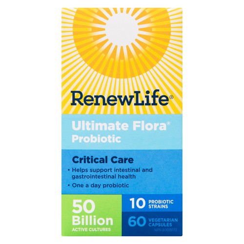 Renew Life Critical Care Ultra Flora 60 Vegetarian Capsules