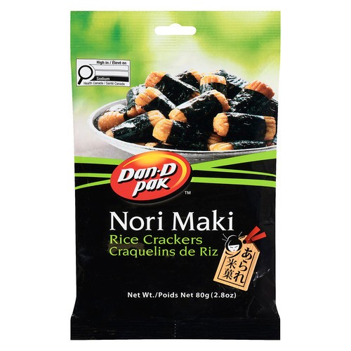 Dan D Pak Rice Crackers Nori Maki 80 g