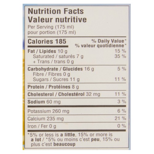 Tree Island Gourmet Yogurt 6.5% Grass-Fed Yogurt Lemon 325 g