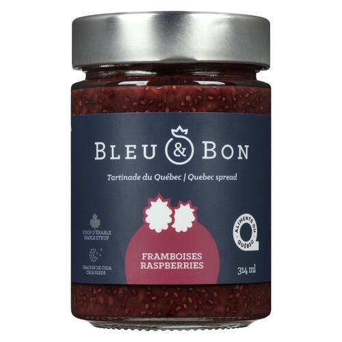 Bleu & Bon Quebec Spread Raspberry 314 ml