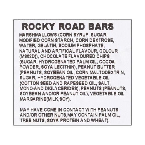 Trinity Bakeshop Rocky Road Bars 12 Count
