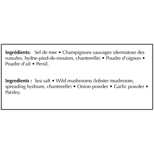 Warrior Blends Spices Sea Salt Wild Mushroom 100 g