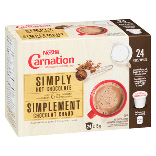 Carnation Hot Chocolate Simply 24 x 15 g