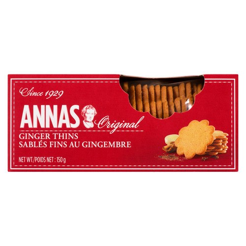 Annas Cookies Ginger Thins 150 g