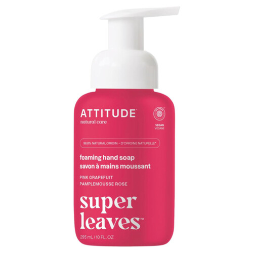 Attitude Foaming Hand Soap Pink Grapefruit 295 ml