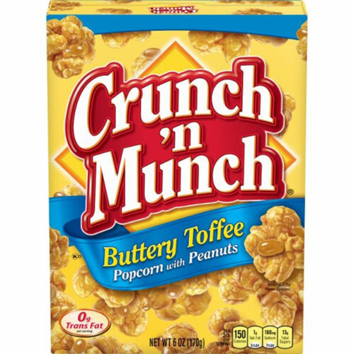 Crunch'n Munch Buttery Toffee Popcorn With Peanuts 99 g