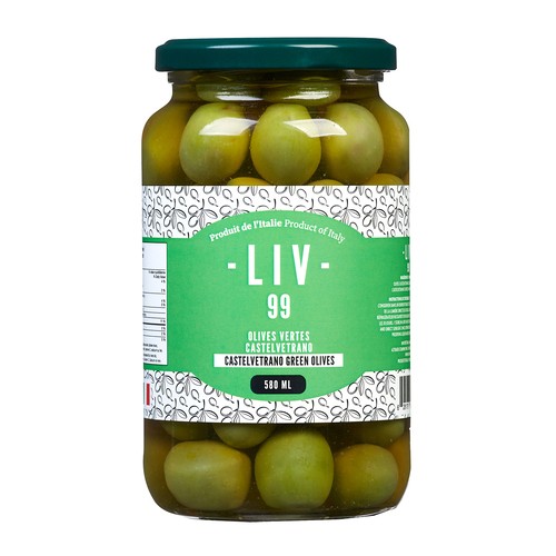 LIV99 Castelvetrano Olives Green 580 ml