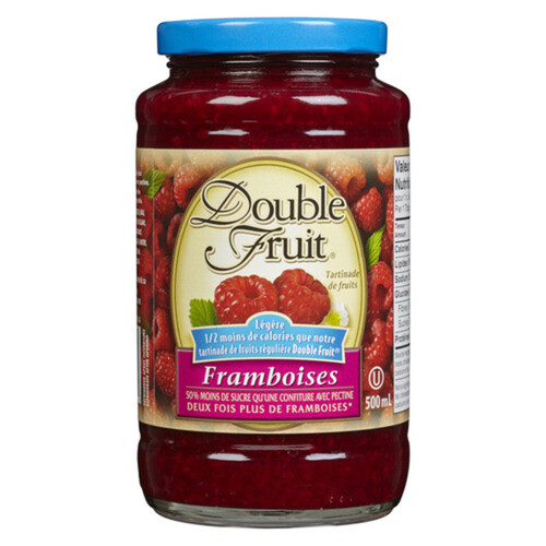 Double Fruit Jam Light Raspberry 500 ml