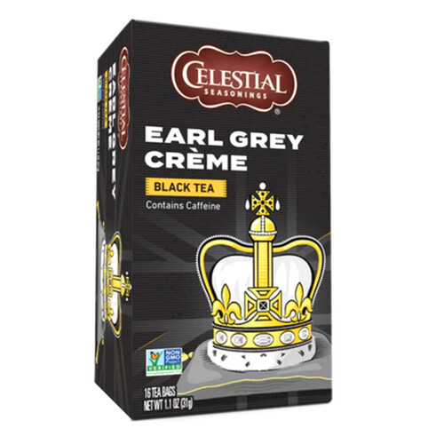 Celestial Seasonings Black Tea Earl Grey Crème 16 EA