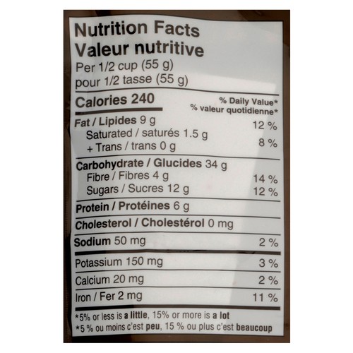 Longo's Granola Dark Chocolate And Almond 325 g