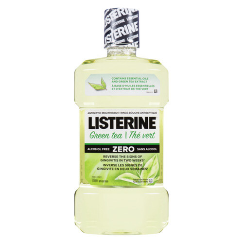 Listerine Mouth Wash Green Tea Zero 1 L