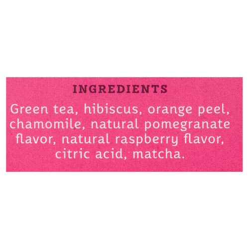 Stash Green Tea & Matcha Pomegranate Raspberry 18 Tea Bags