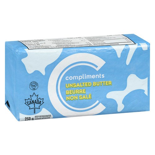 Compliments Butter Unsalted 250 g