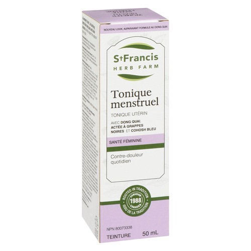 St. Francis Herb Farm Organic Herbal Remedies Tincture Menstrual Tonic 50 ml