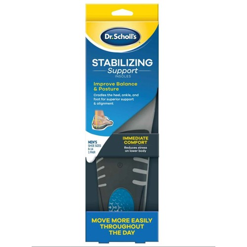 Dr.Scholl's Insoles Stabilizing Men's Support Size 8 - 14 