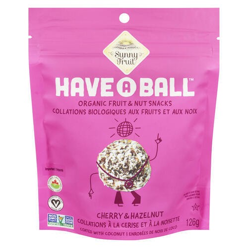 Sunny Fruit Have A Ball Organic Fruit Snacks Cherry And Hazelnut 126 g