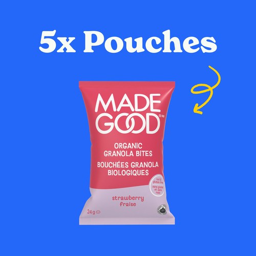 MadeGood Organic Mini Granola Strawberry 5 x 24 g