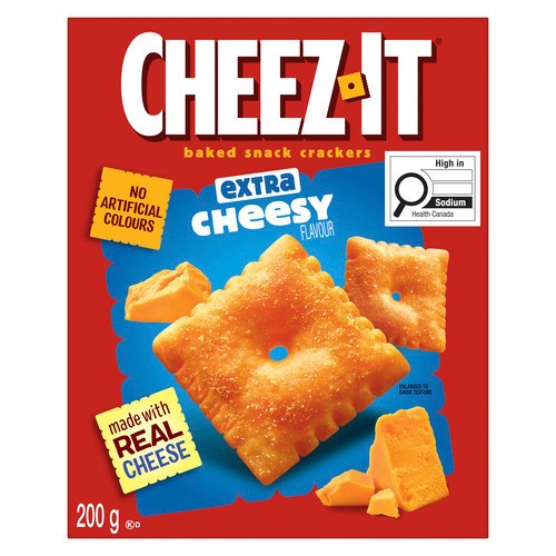 Kellogg's Cheez-It Crackers Extra Cheesy 200 g